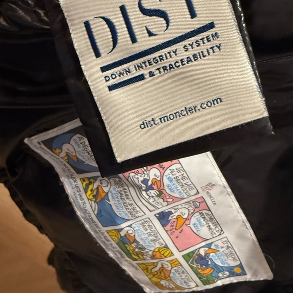 Moncler Kids Shiny Black Puffer Coat - Picture 8 of 8